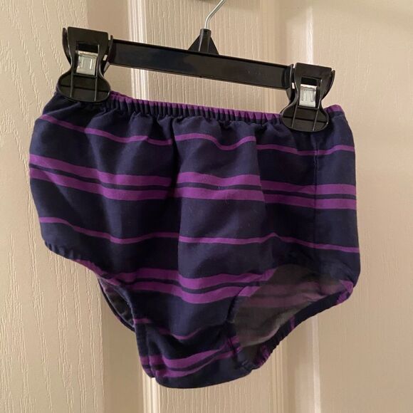 Ralph Lauren Striped Fit n Flare Dress Navy Blue and Purple Girls Size 24 Months - Picture 10 of 12